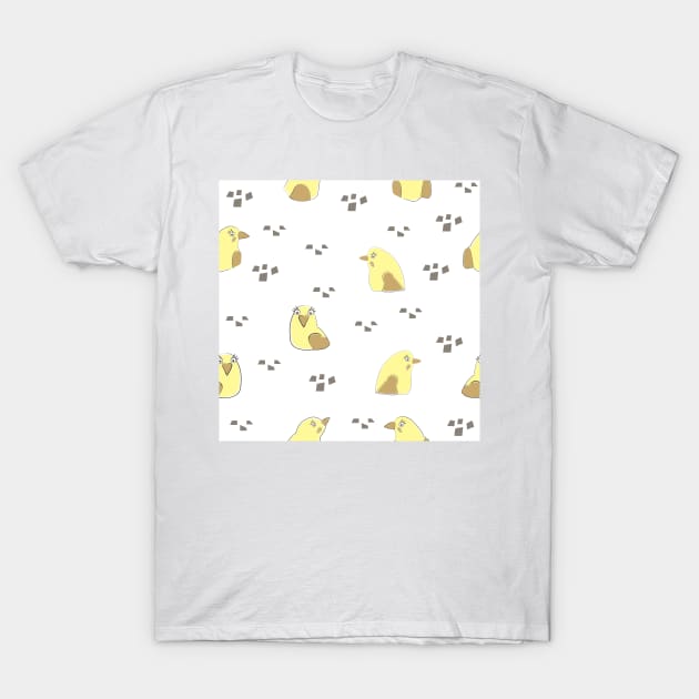 Chicks Pattern T-Shirt by KristinaStellar 